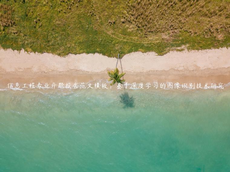 信息工程专业开题报告范文模板：基于深度学习的图像识别技术研究