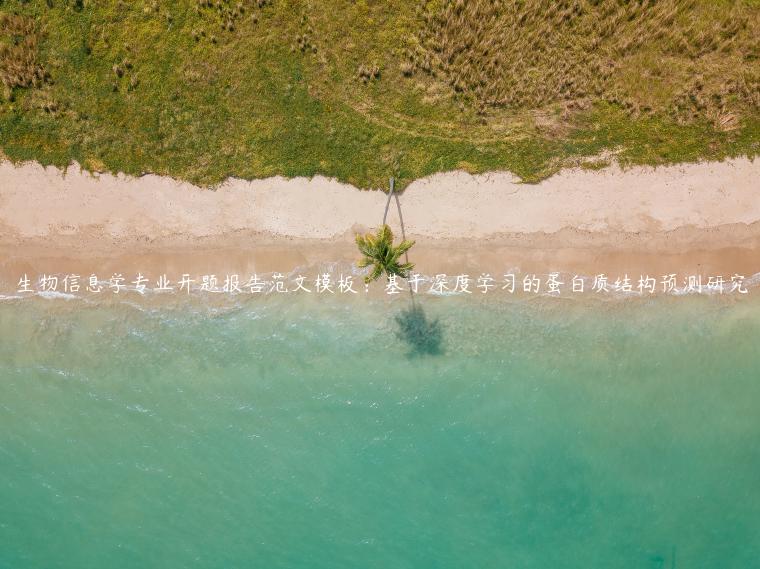 生物信息学专业开题报告范文模板：基于深度学习的蛋白质结构预测研究